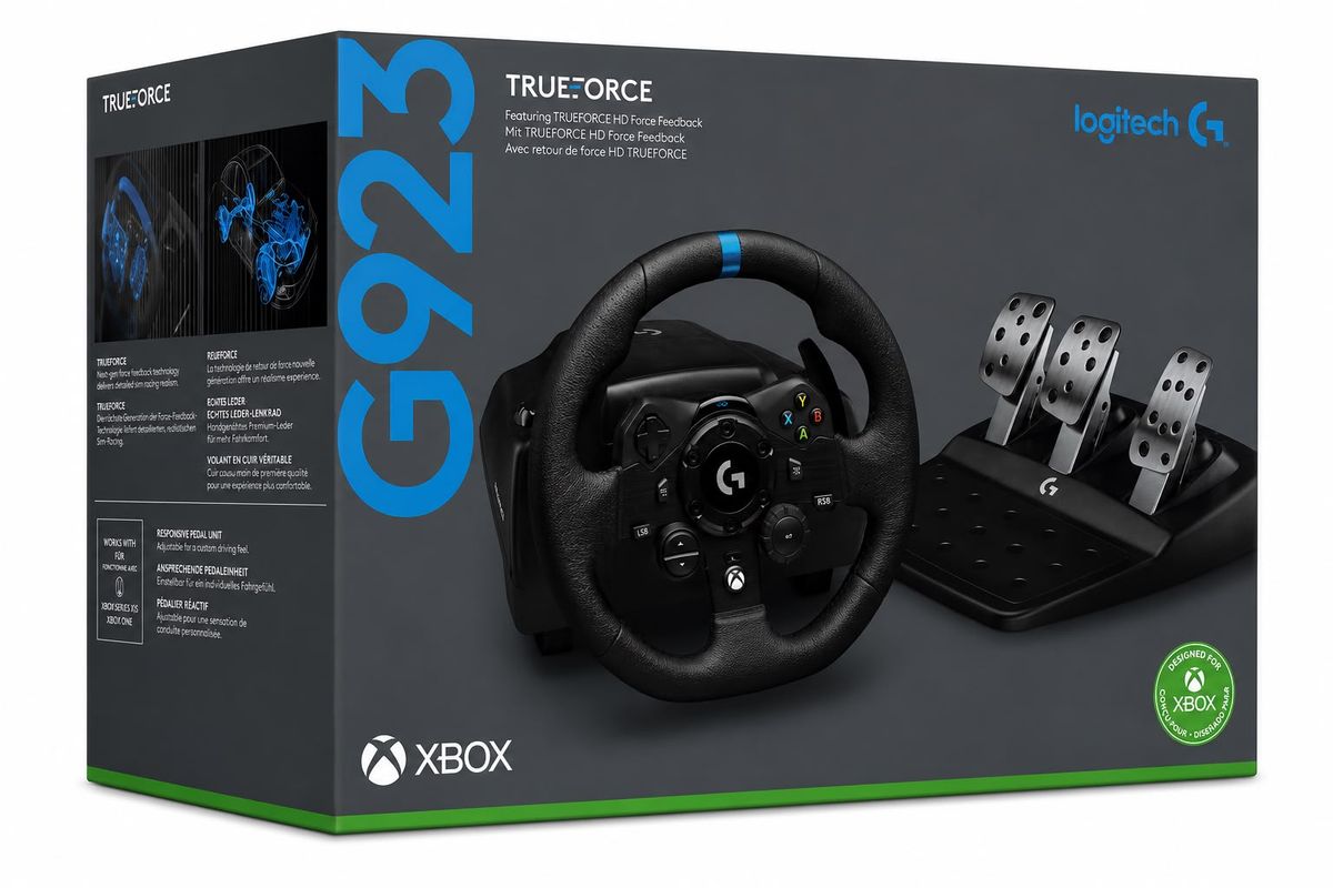 Volante Logitech G923 TrueForce - Xbox
